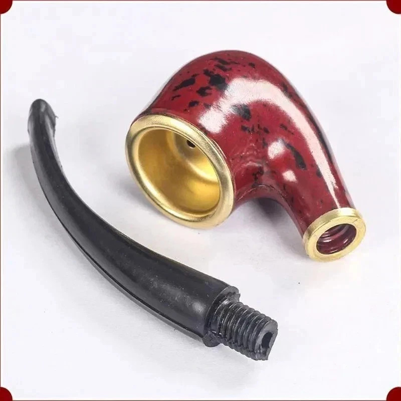 Durable Wooden Wood Sense Smoking Pipe Tobacco Cigarettes Cigar Resin Pipes Gift