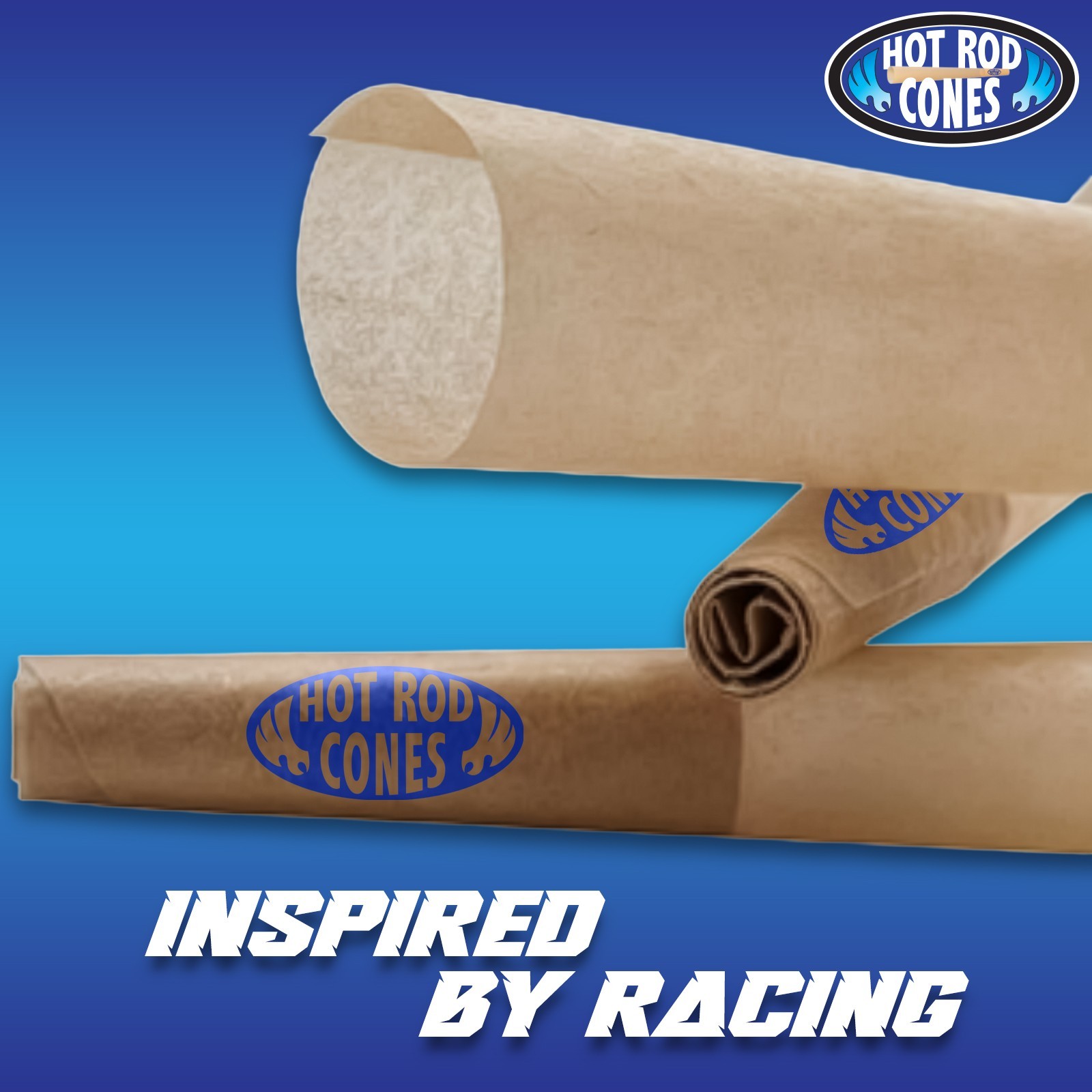 Hotrod Pre Rolled Cones Unbleached 50 CT – 84 mm Rolling Paper Cones W Tips