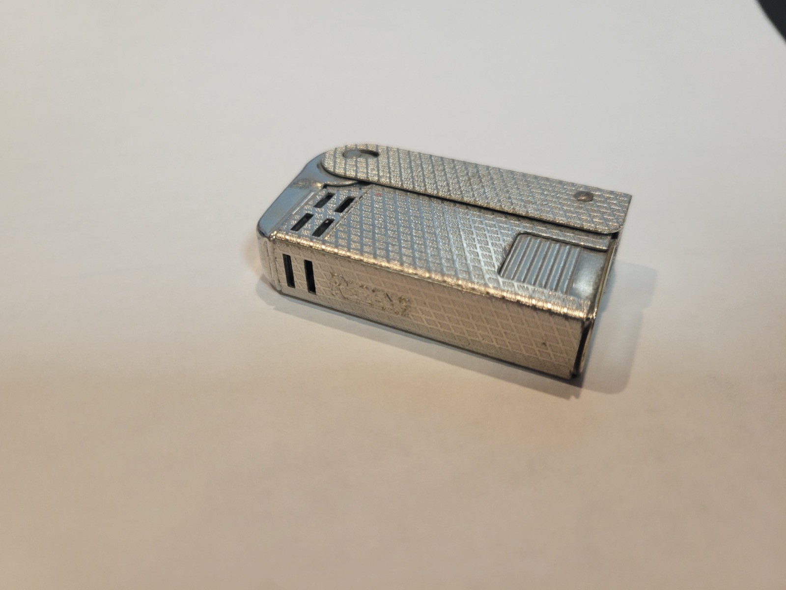 Wroking 1930s REGENS Art Deco Lighter Patent # 1896140 with new flint