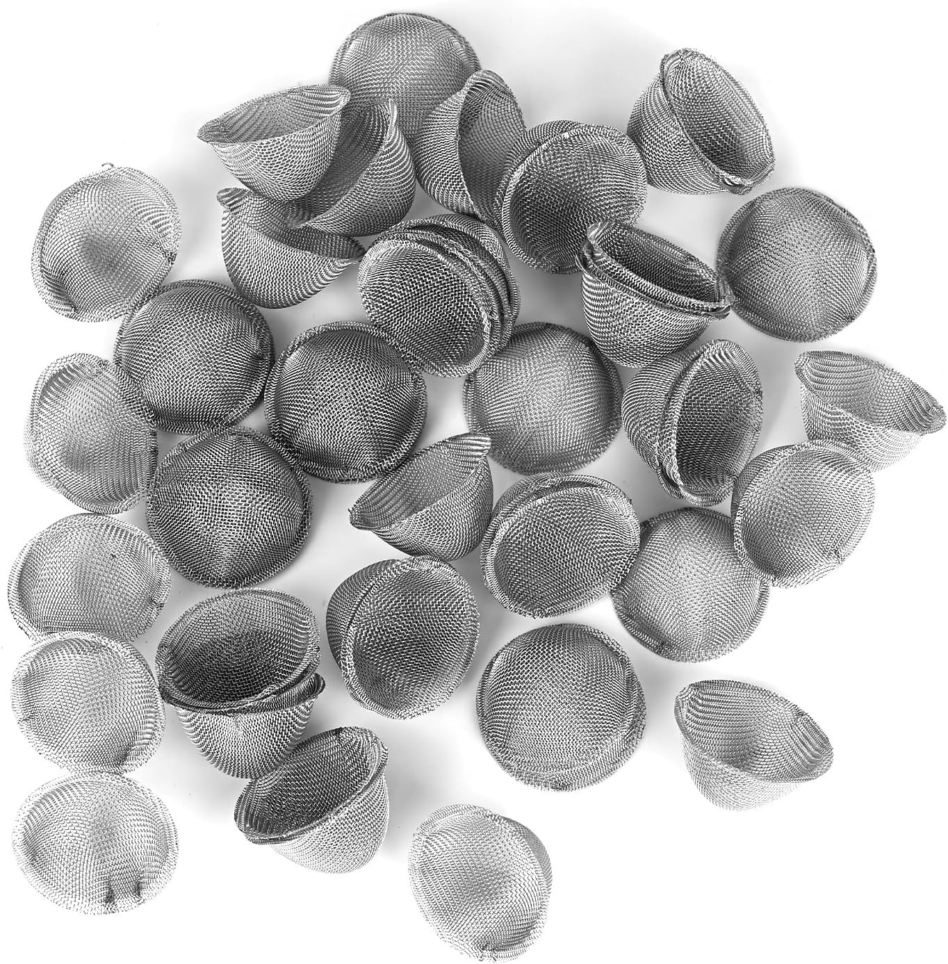 50PCS Pipe Screens 3/4 Inc 100% Stainless Steel Bowl Screens Filters 0.75 Inc Ta