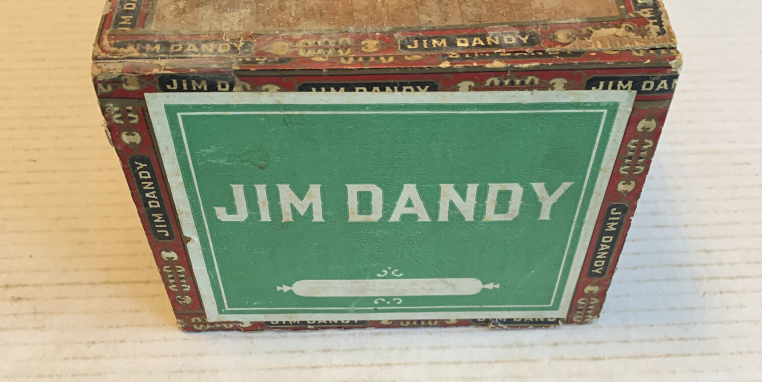 Jim Dandy Cigar Box Vintage Perfecto Extra Factory 869 PA.