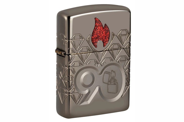 Zippo ARMOR Lighter 90th Anniversary 2022 COTY Black Ice LIMITED 6000 NEW BOXED