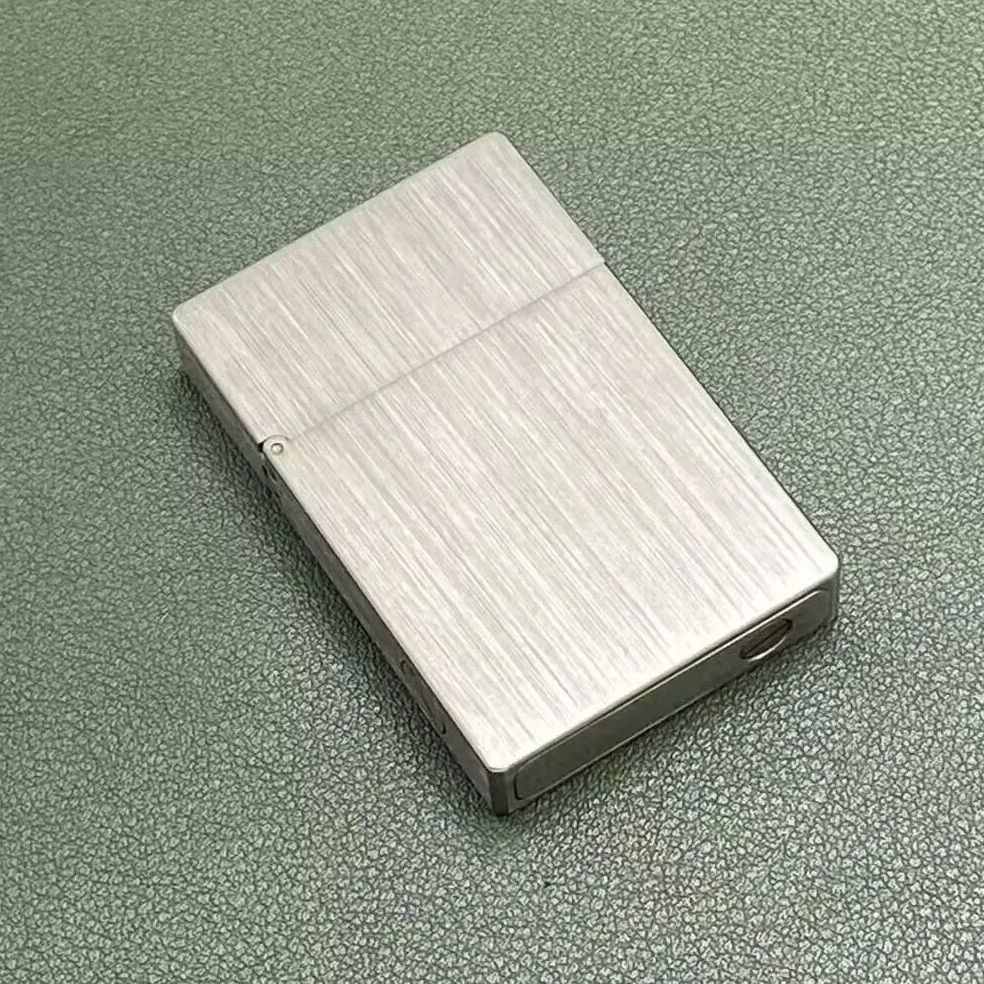 TC4 Titanium Ultra Thin Lighter CNC Armor Windproof Luxury Refillable EDC..