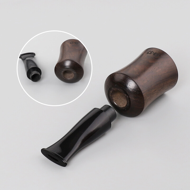 4pcs Handcrafted Cigar Tips Holder Set Ebony Wooden Cigar Mouthpiece For Men