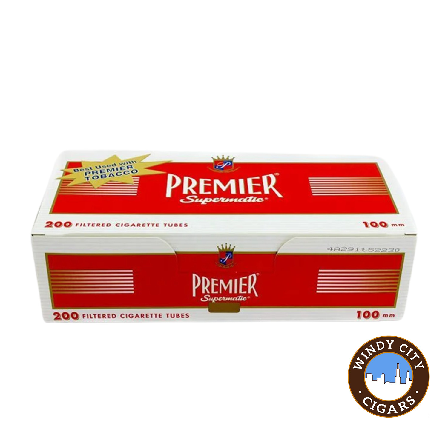 Premier Red 100s Cigarette 200ct Tubes – 5 Boxes