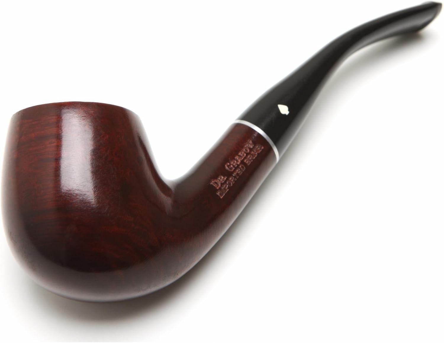 Savoy Bent Billiard Pipe – Smooth Briar – USA