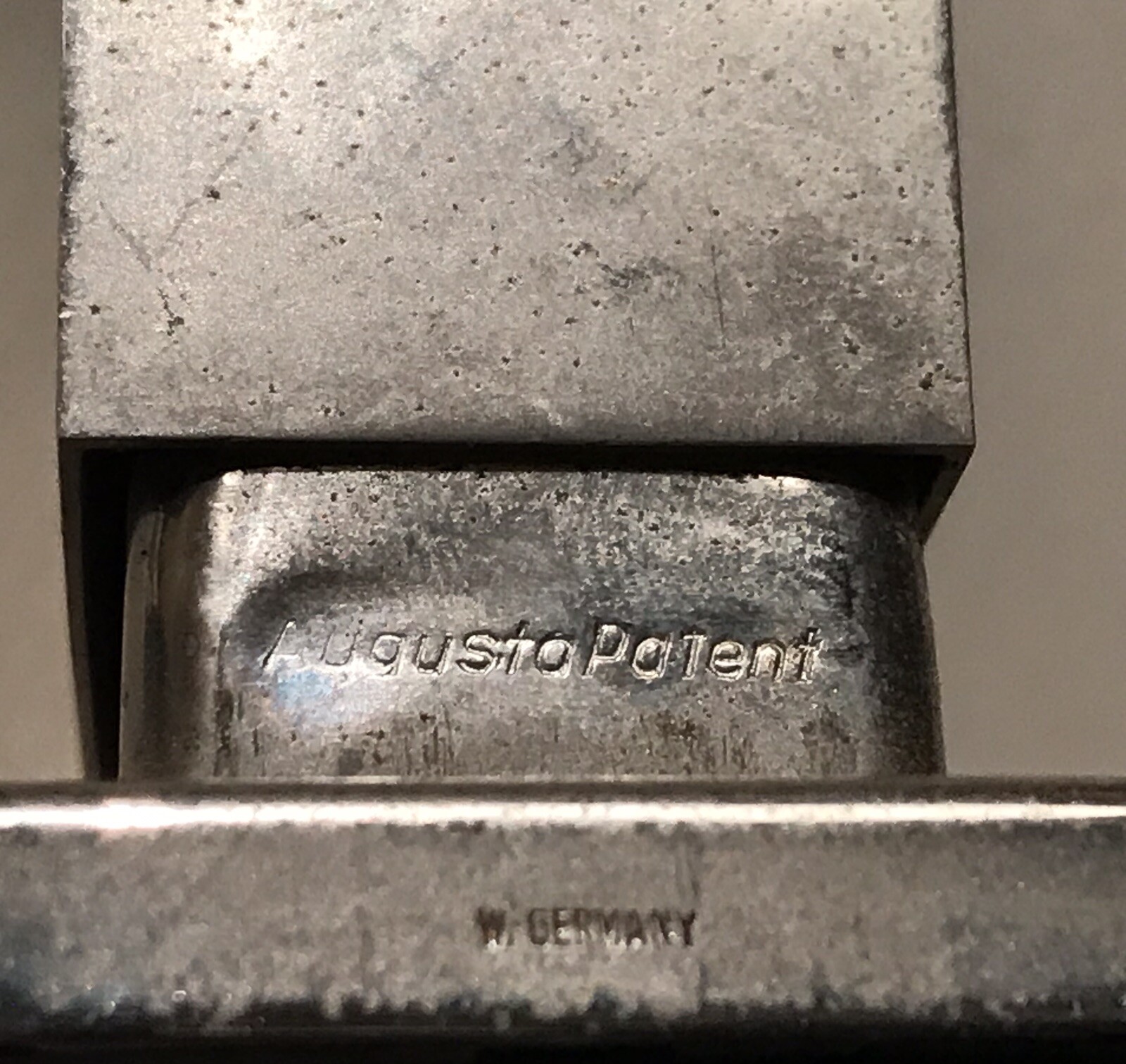 Very Rare Vintage Table Lighter Augusta Patent D.B.P Made in West Germany