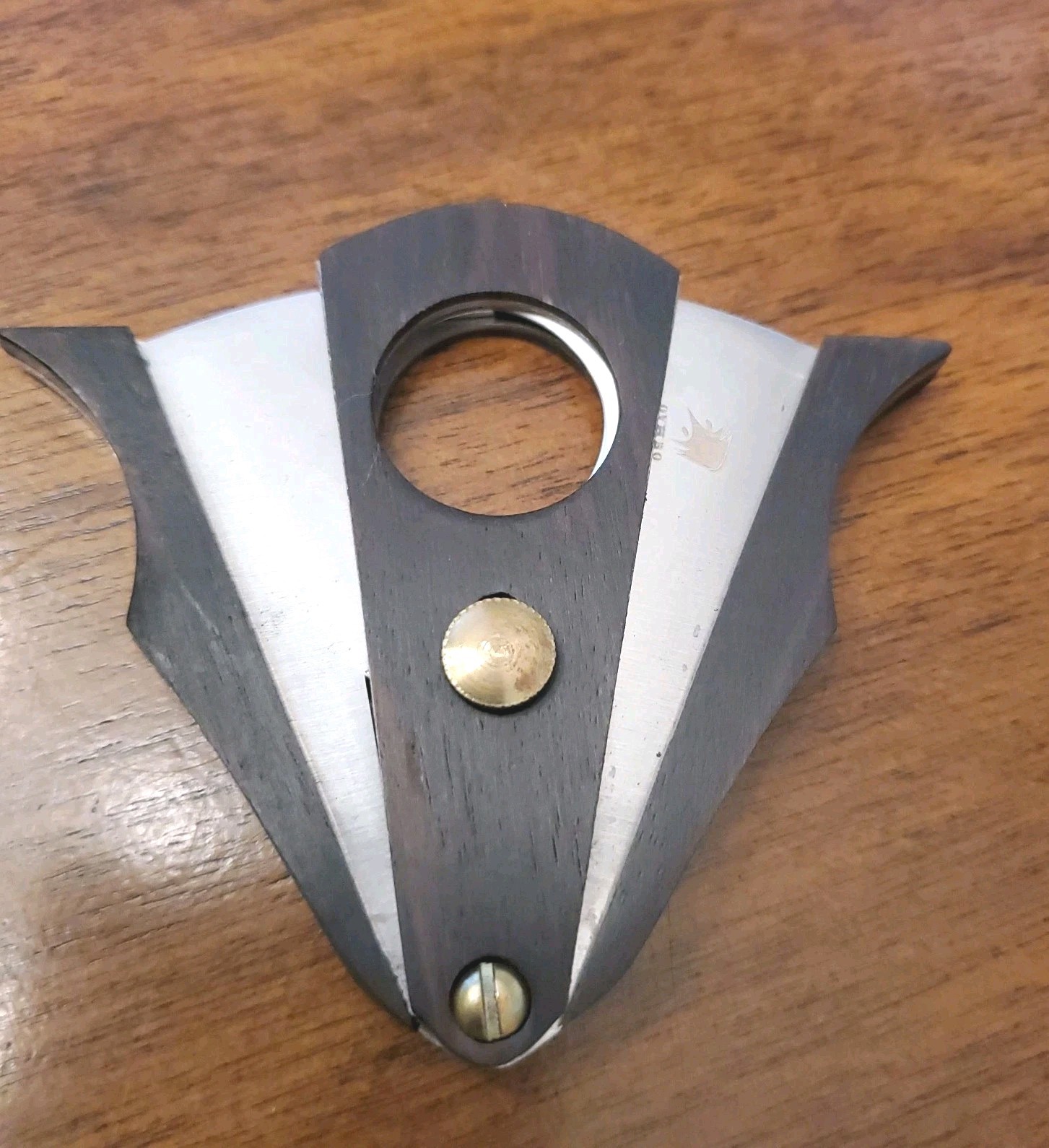 Quality Guillotine Cigar Cutter, Wood & Stainless Steel
