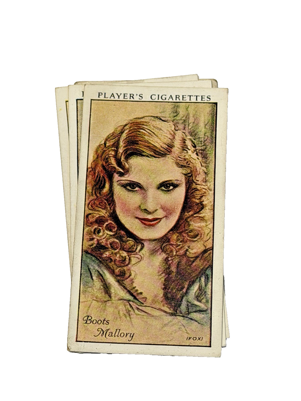 Vintage Cigarette Cards; Early 20th Century; In Tobacco Packaging; “Film Stars”