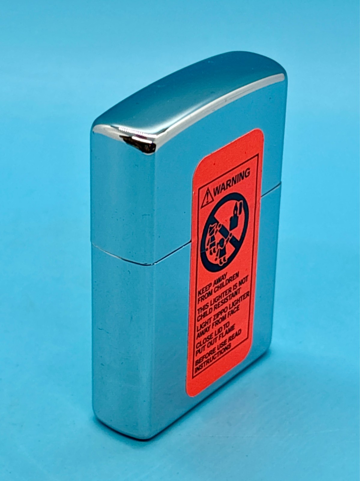 Camel Turkish Silver Zippo Lighter May 2005 Unfired w/ Tin & Orange Label