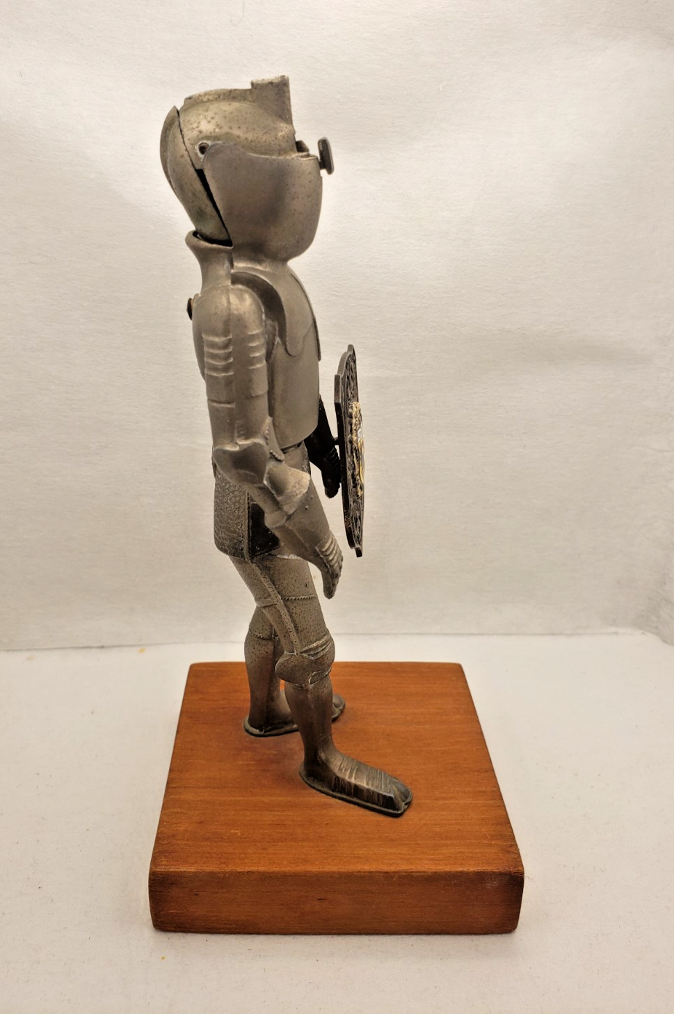 Vintage Knight in Armor Shield Table Lighter Nurenberg Germany