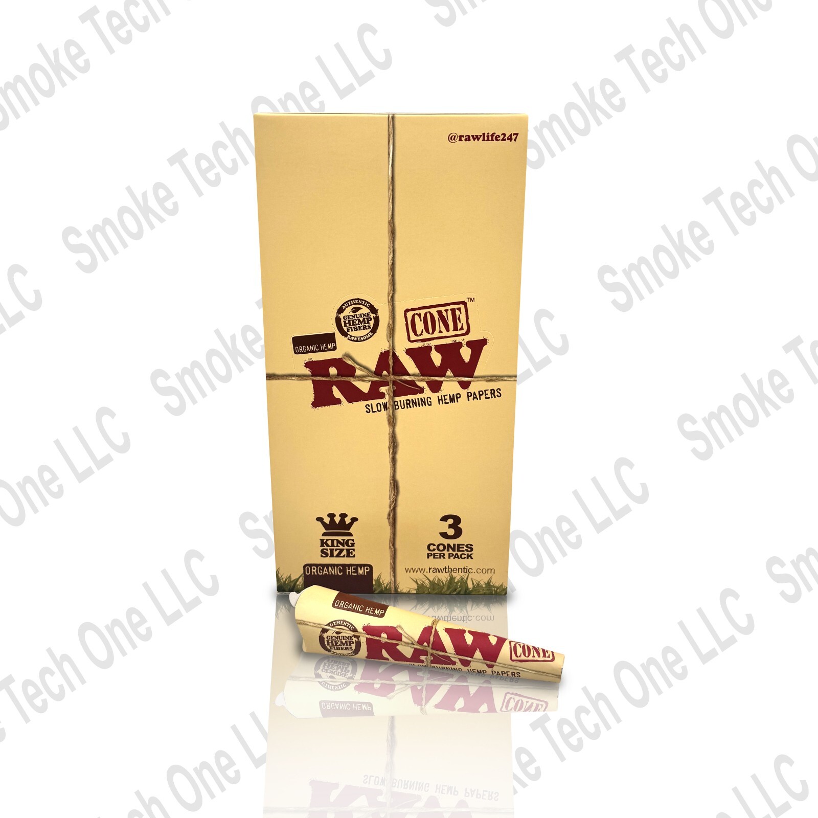 RAW Organic Cones (3 CT)