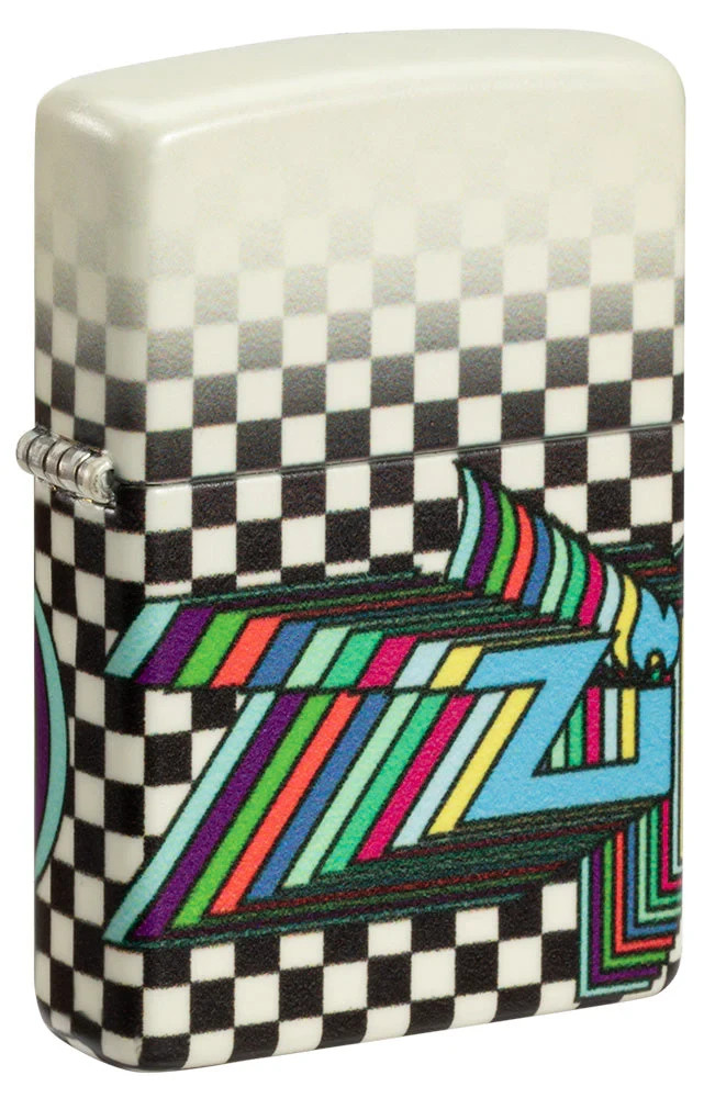 GENUINE Zippo GLOW IN DARK Lighter RADIATING LOGO 540 Colour Allover NEW BOXED