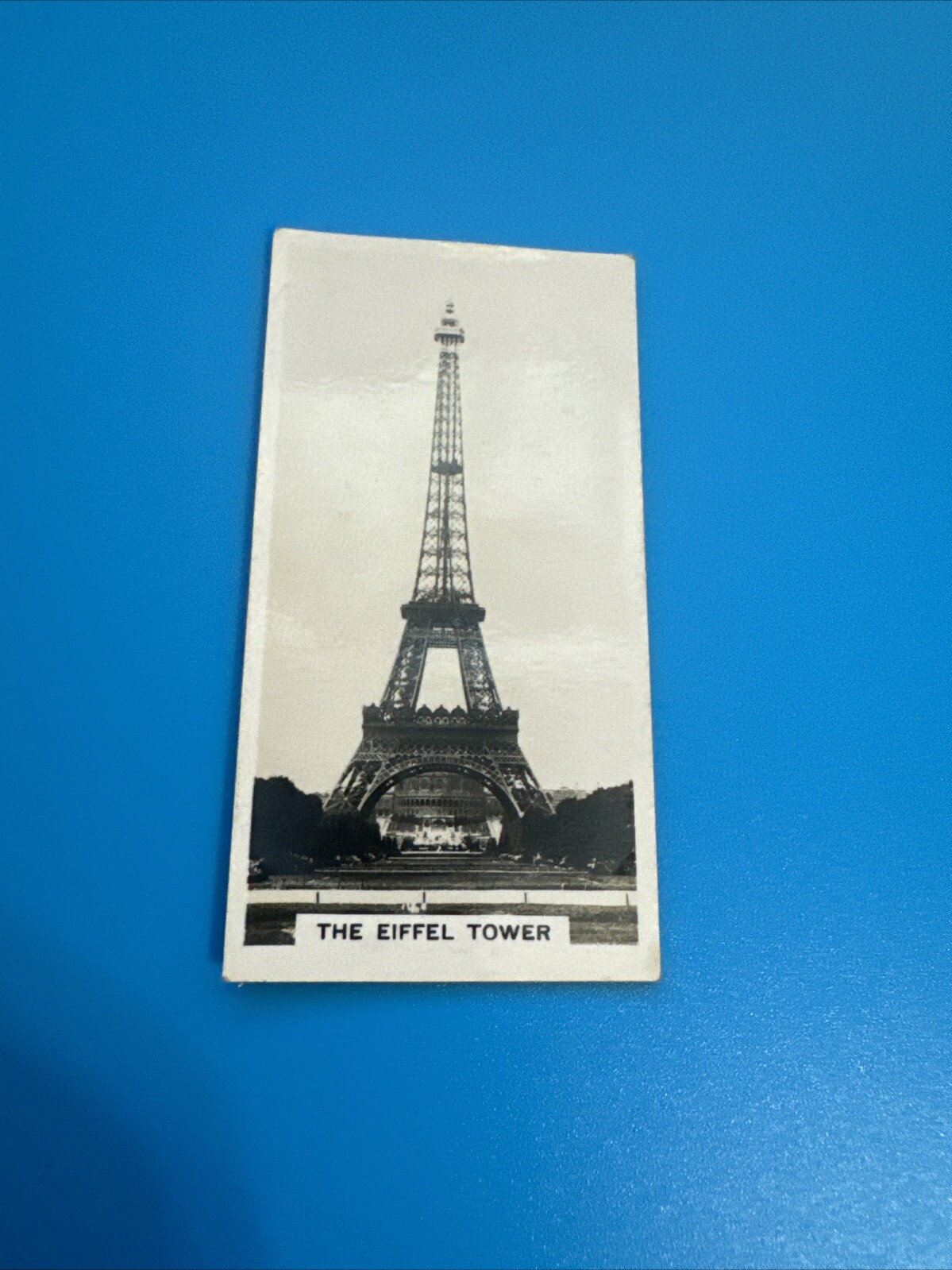 1927 Carrera Real Photo Card Eiffel Tower Paris France