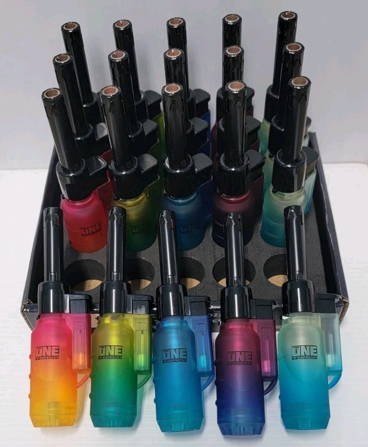 The One Butane Torch Lighter Multiple Colors