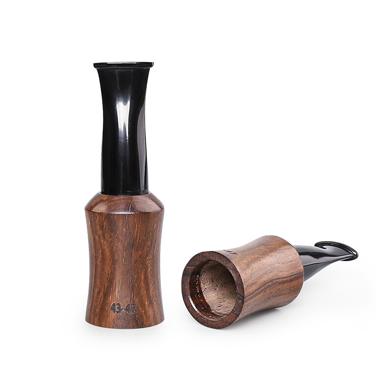 4pcs Handcrafted Cigar Tips Holder Set Ebony Wooden Cigar Mouthpiece For Men