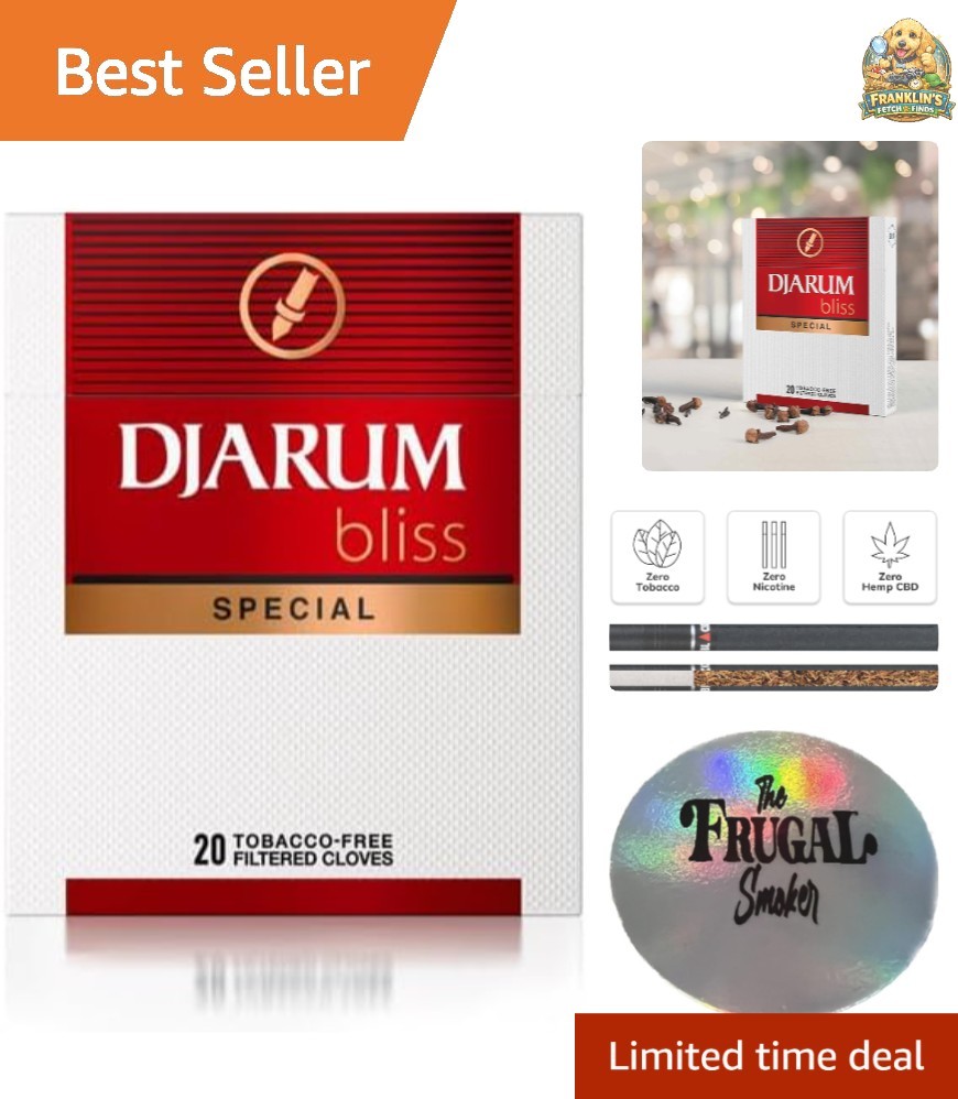 Bliss Special Clove Filtered Cigarettes – 1 Box of 20 incl. Frugal Smoker Sti…