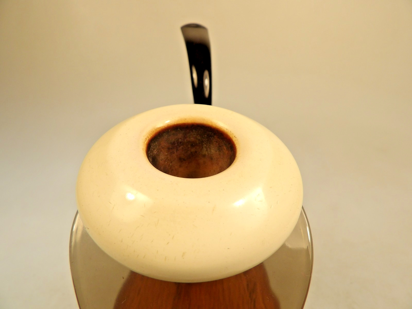 Collectible Pioneer Gourd Calabash Block Meerschaum Bowl Cup SherlockHolmes Pipe