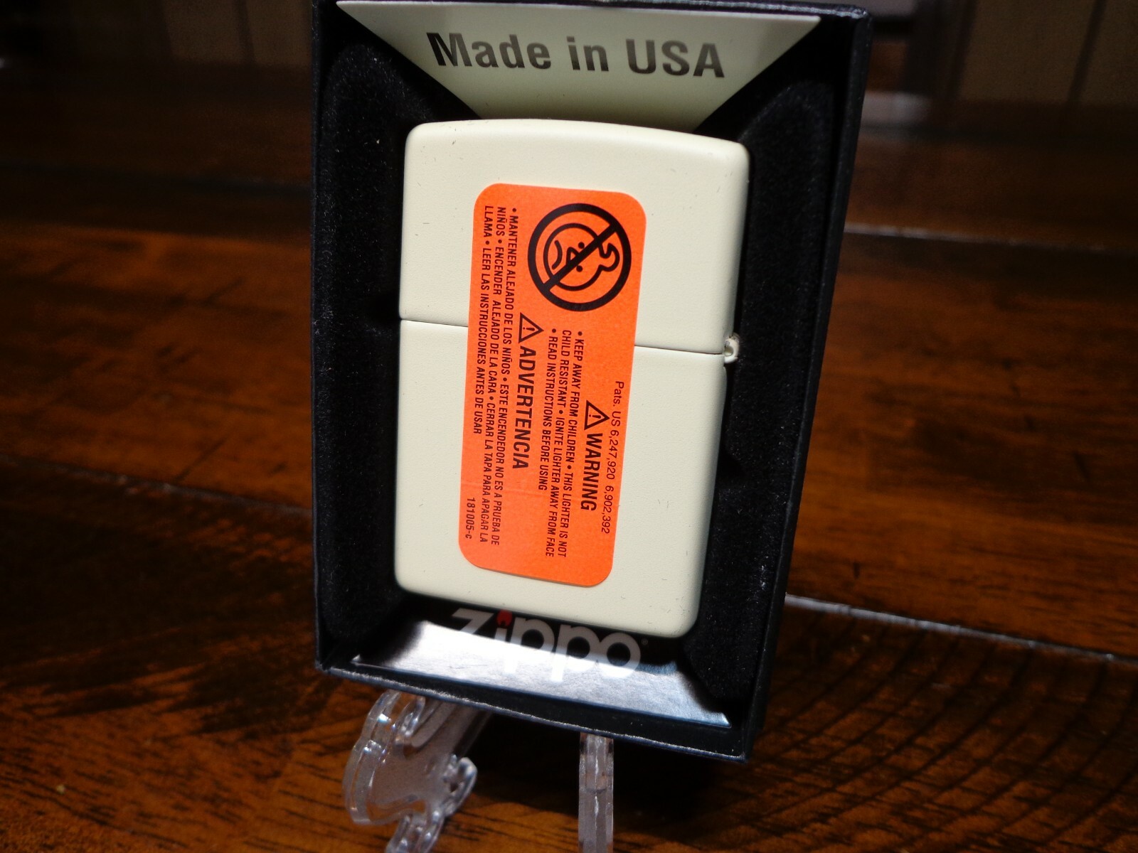 ZIPPO INSERT INSIDES POP ART ZIPPO LIGHTER MINT IN BOX
