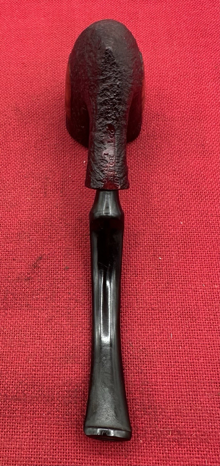 Vintage Hilson Estate Bent Smoking Pipe Shield Boler Largo #221 Belgium
