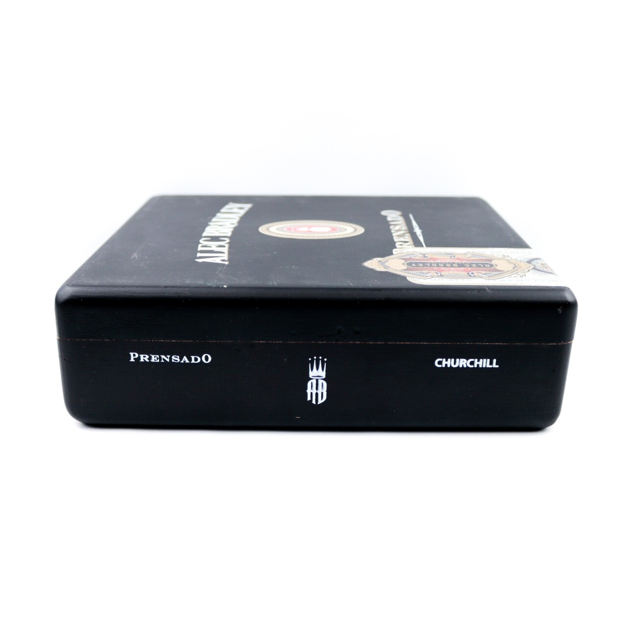 Alec Bradley Churchill Prensado Empty Wood Cigar Box 8″ x 7″ x 2.5″