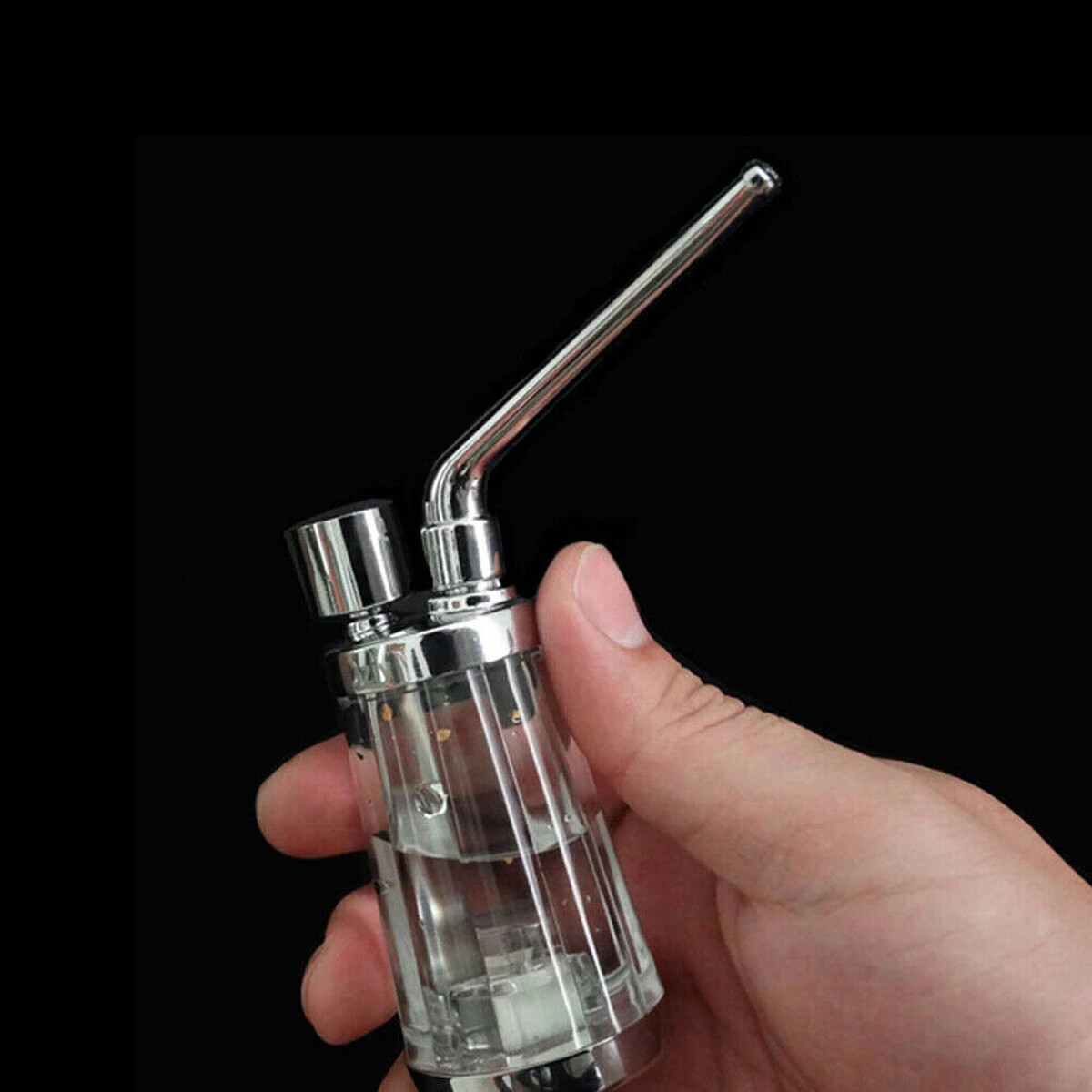 Water Pipe Portable Mini Hookah Shisha Tobacco Smoking Pipes Metal Tube Filter