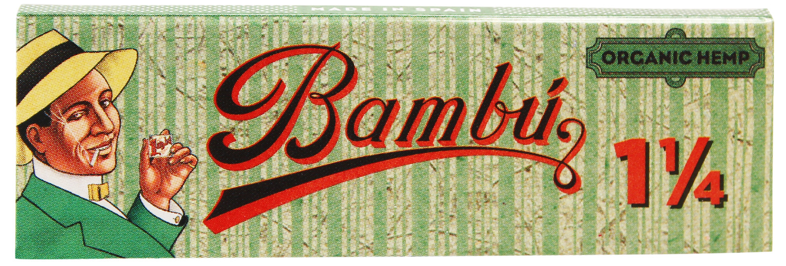 Bambu Classic Organic 1 1/4 Rolling Papers 100% Authentic USA Shipped!
