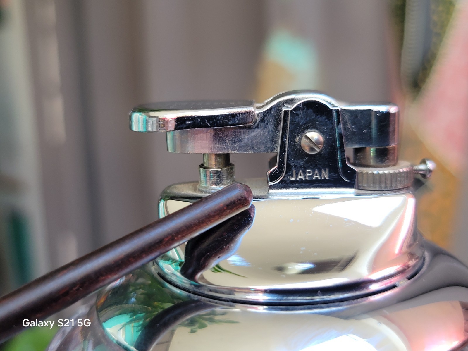 Princess House Lead Crystal 2 Piece Set Table Lighter-Round Ashtray West Germany