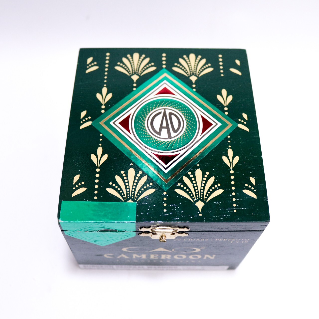 CAO Cameroon Perfecto L’Anniversaire Empty Wood Cigar Box 4.5″ x 4″ x 3.5″