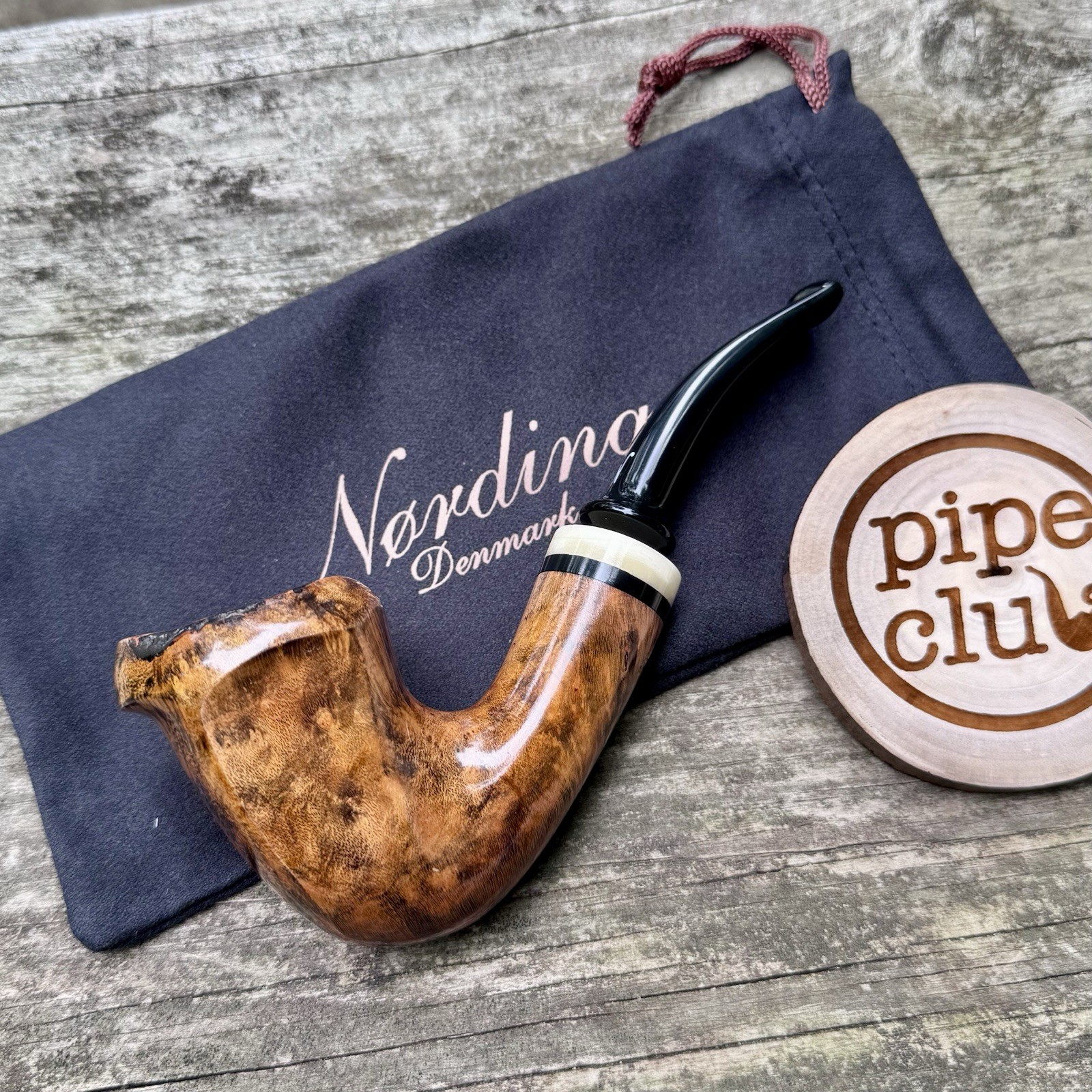 Eric Nording Extra #2 Freehand Handmade in Denmark Briar Pipe – NEW