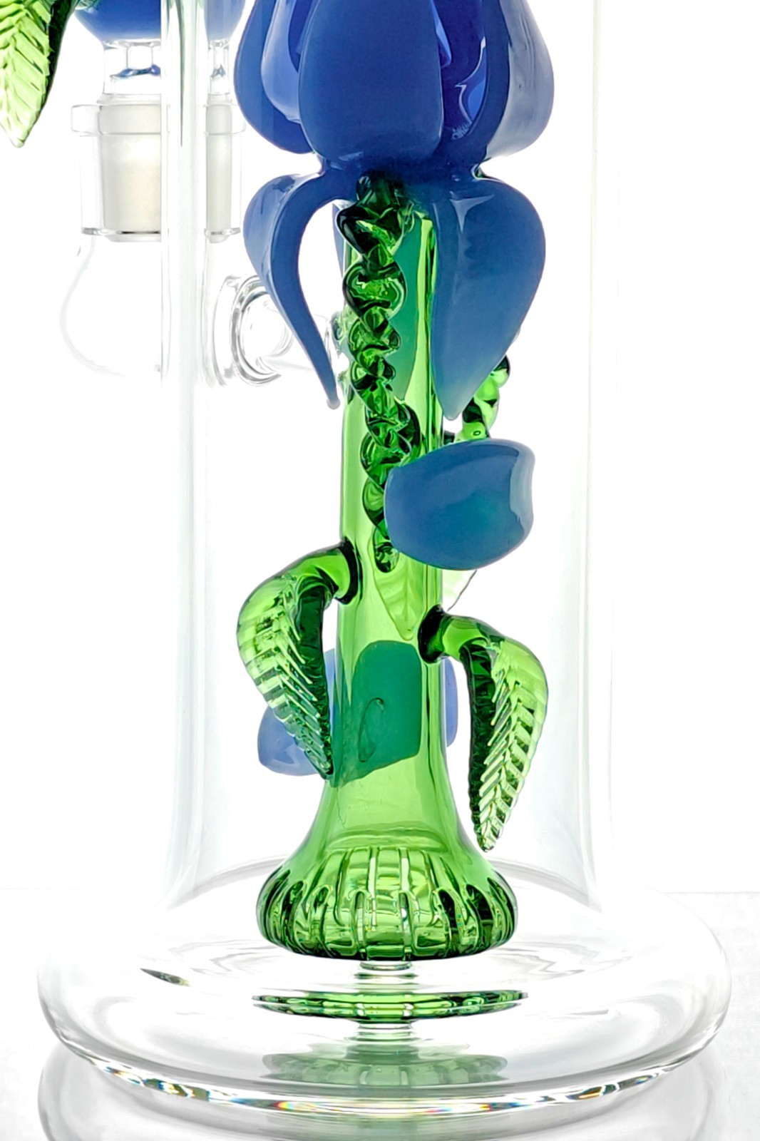 Flower Vase Water Pipe Bong | 9″ Tall, Red, w/Showerhead Perc | 5mm Thick Glass