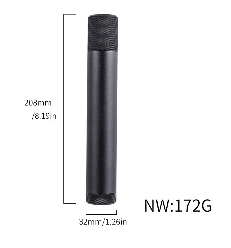 3 in 1 Travel Alloy Cigar Case Humidor Single Cigar Tube Cigar Stand Tobacco Bin