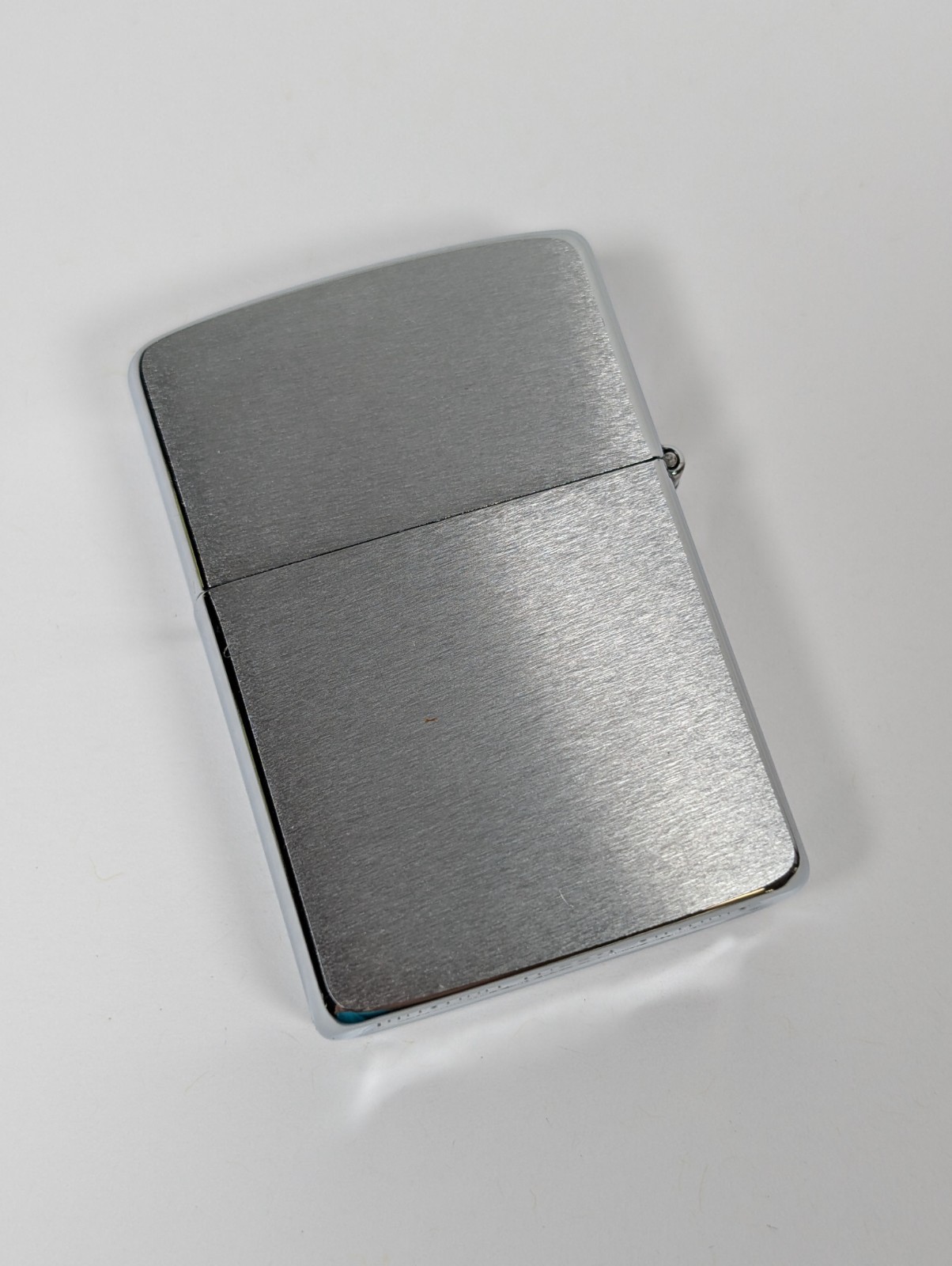 Vtg Zippo Lighter CANADA GEESE 1989 Brushed Chrome Niagara Falls Ontario