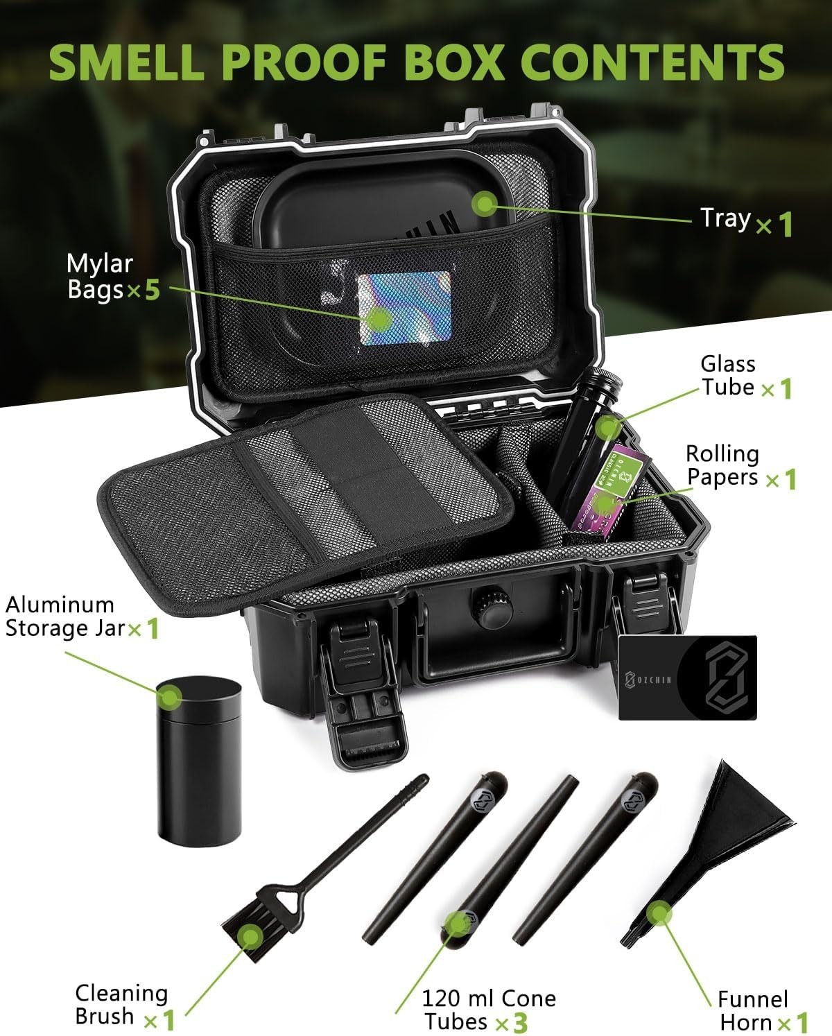 Lockable Smell Proof Container – Travel Size