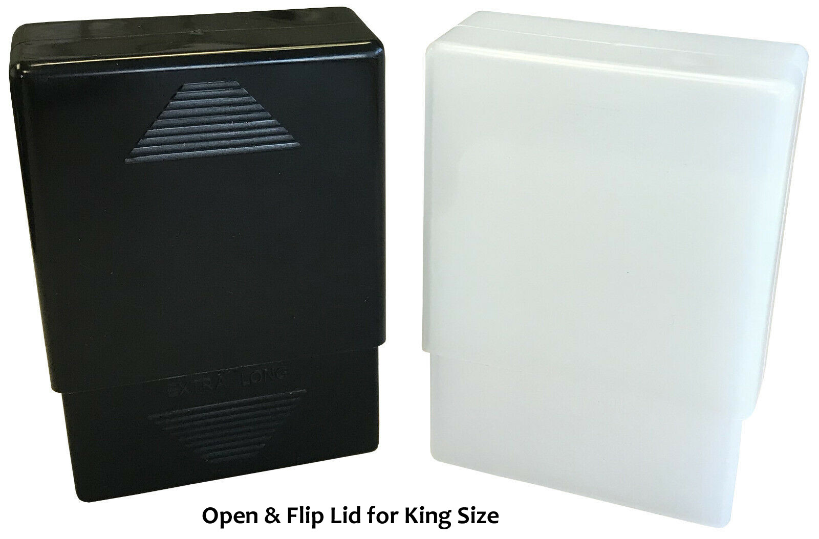 Red Crush-Proof Plastic 2 Piece Cigarette Case For King & 100s – 3203