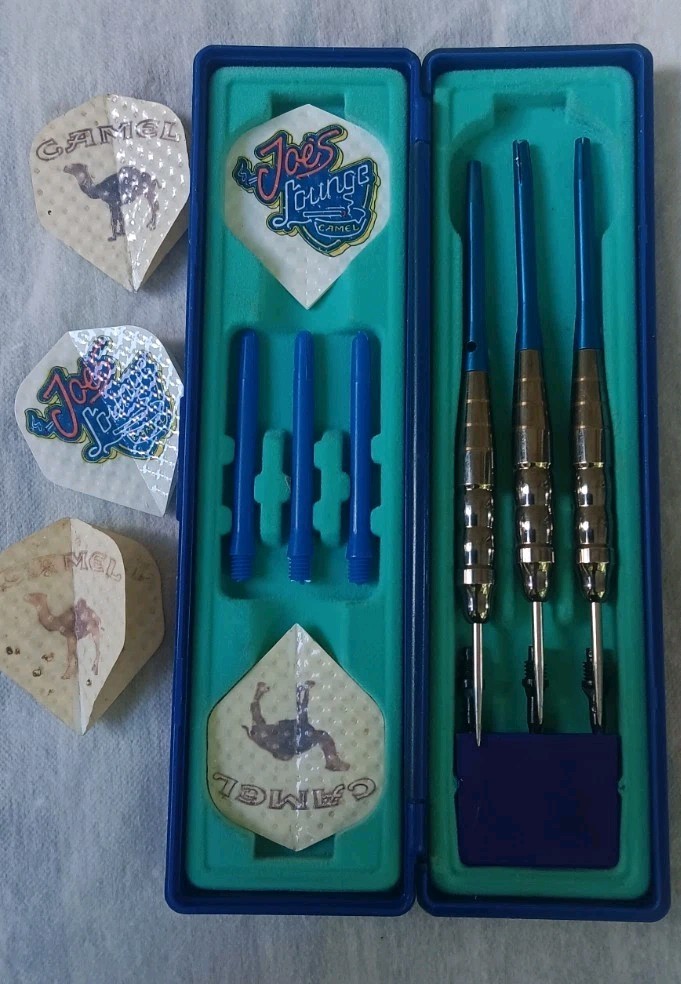 Vintage Joe’s Lounge – Camel Cigarettes Brand Complete Steel Tip Dart Set