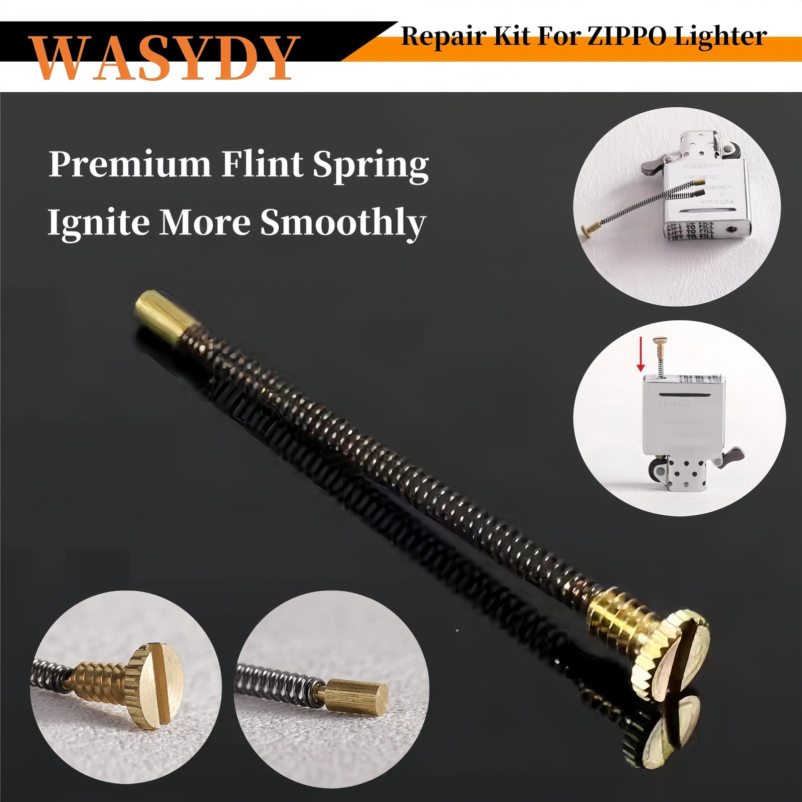 Lighter Repair Kit,Flint Wick Set Compatible with Zippo Lighters,AntiEvaporat…