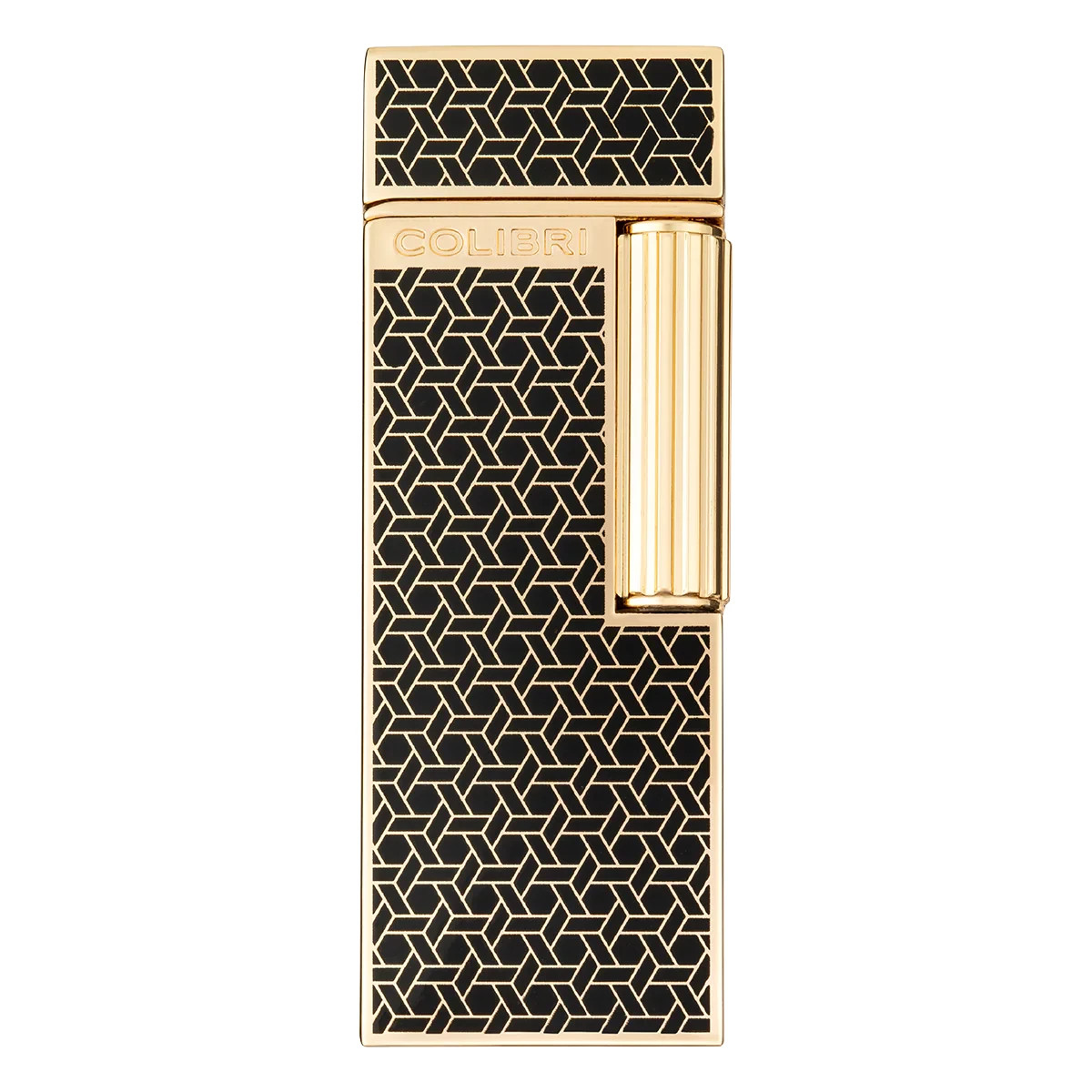 Colibri Cigar Lighter Continental Green Gold