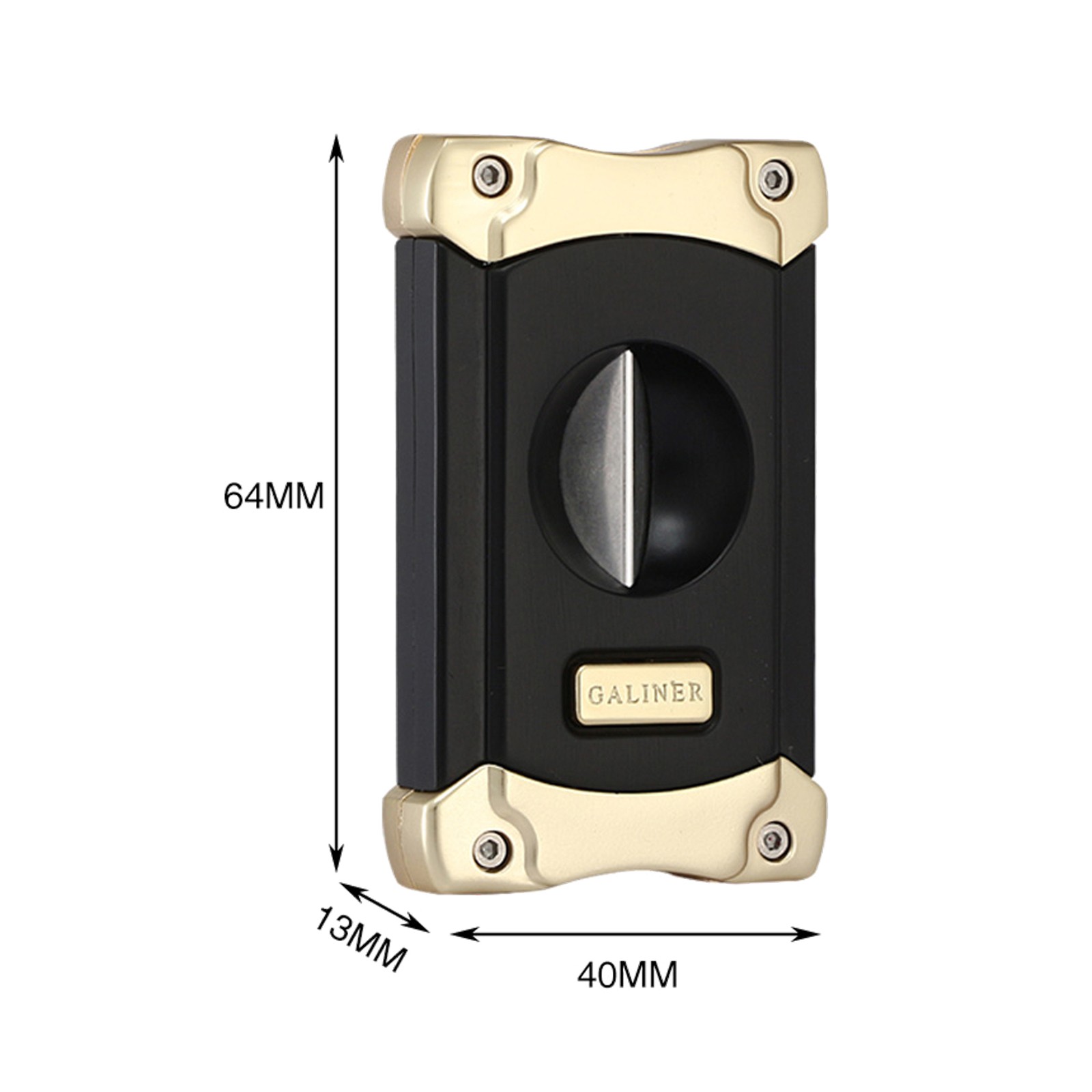 Galiner Travel 3 Jet Flame Torch Cigar Lighter Punch and Metal Vcut Cigar Cutter