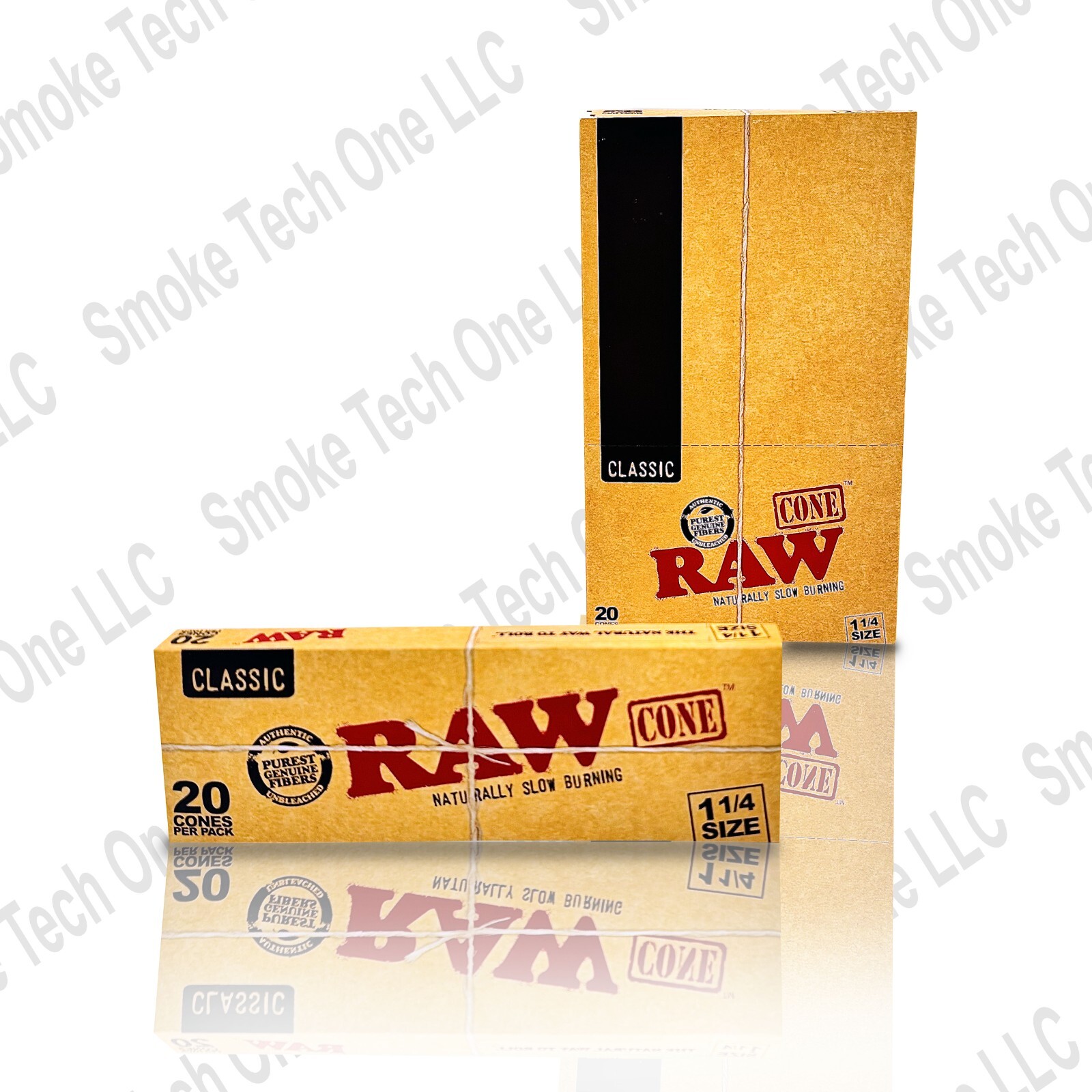 RAW Pre Rolled Cones Classic 11/4 Size (20 CT)-12pk per display
