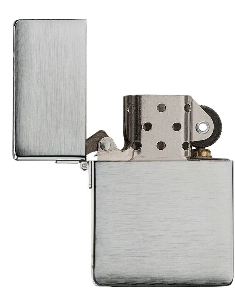 Zippo 1935.25 Windproof Replica 1935 Brushed Chrome Lighter, New In Box