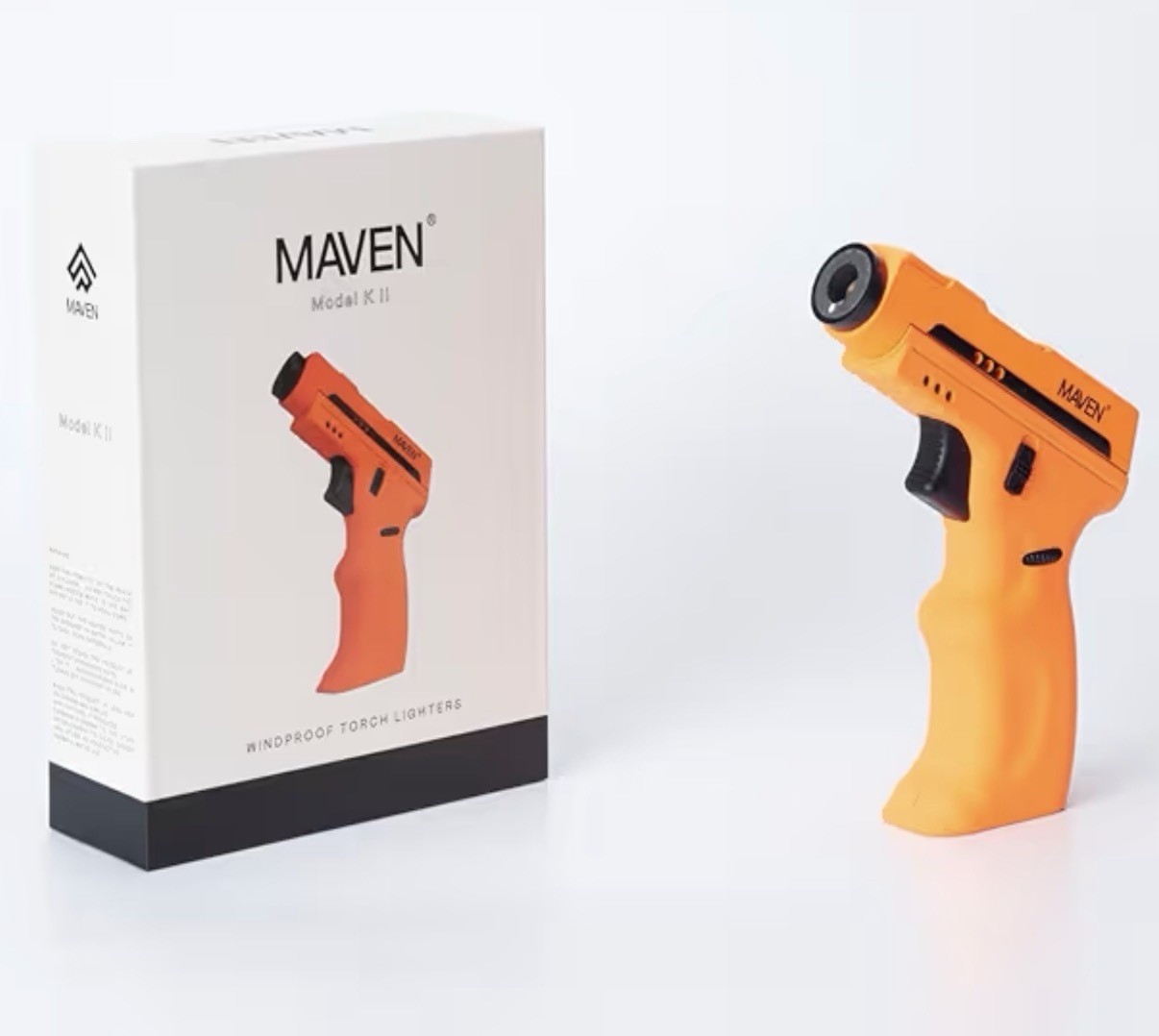 Maven Wind proof Lighters Model K (Carbon Fiber) SEALED BoX FREE SHIPPING