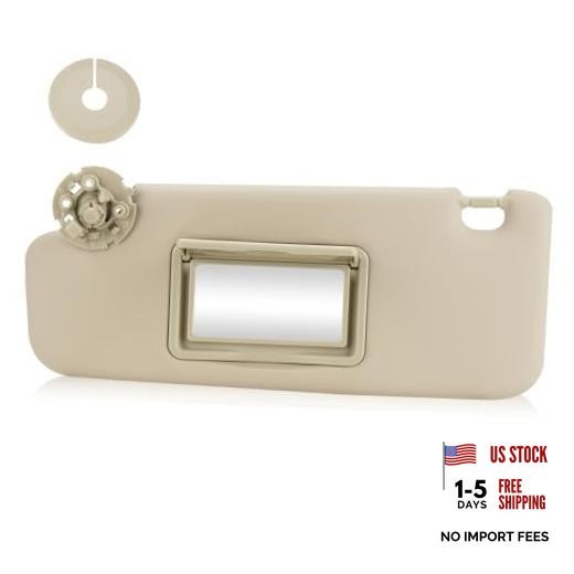 Left Drivers Side Beige Sun Visor fit for Chevrolet Chevy Cruze 2011 2012 2013