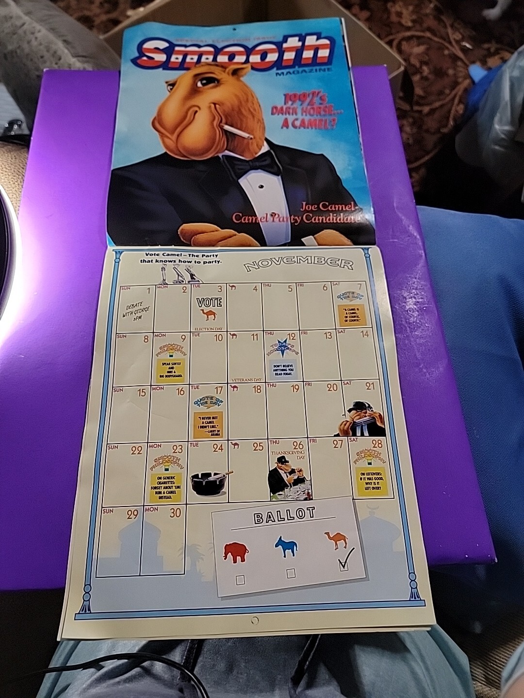VINTAGE CAMEL CALANDER