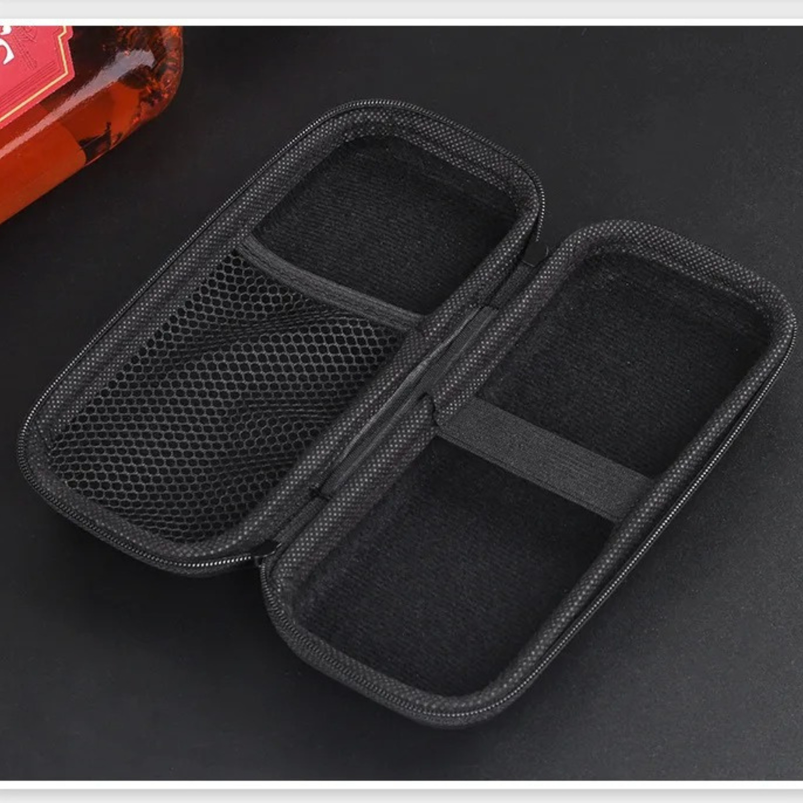 Portable Cigar Case Travel Pouch for Cigars Cutter Lighter Storage Smoking Box*