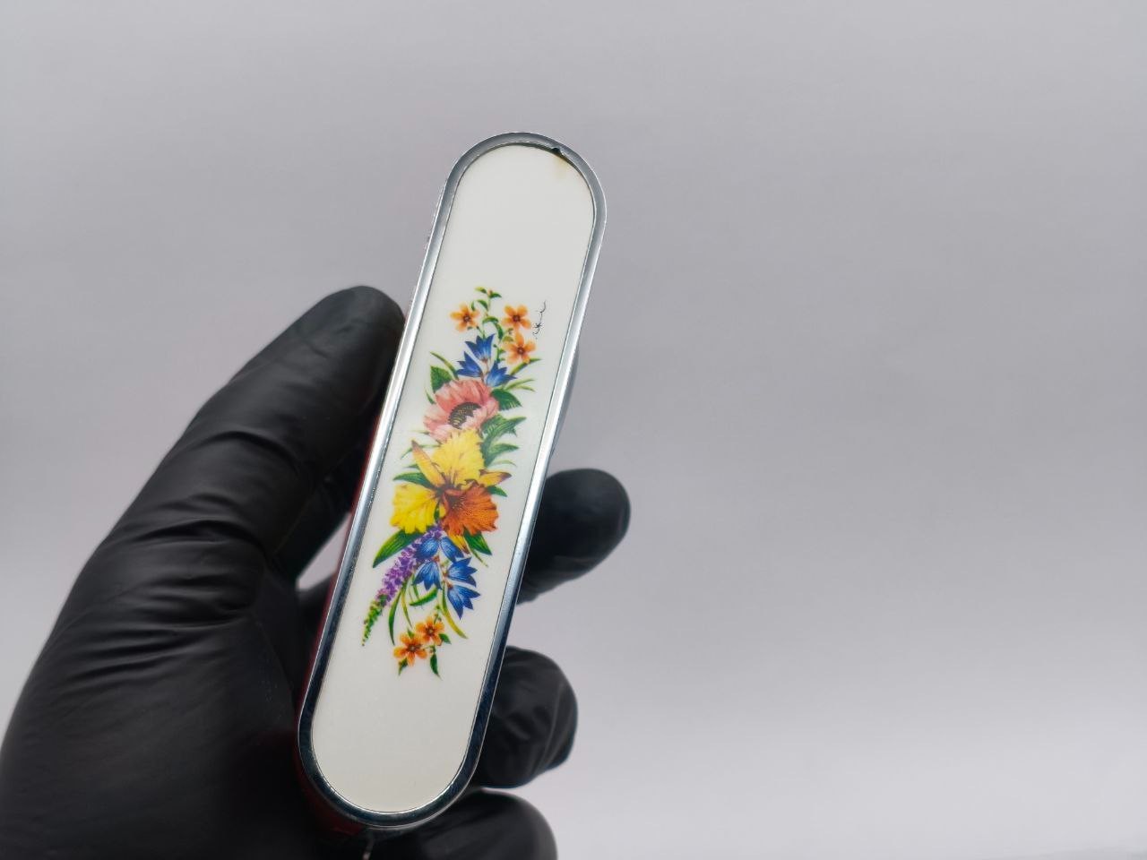 Vintage Musical Cigarette Case – Dandy-Mate Silvia – Floral Design – Japan – Box
