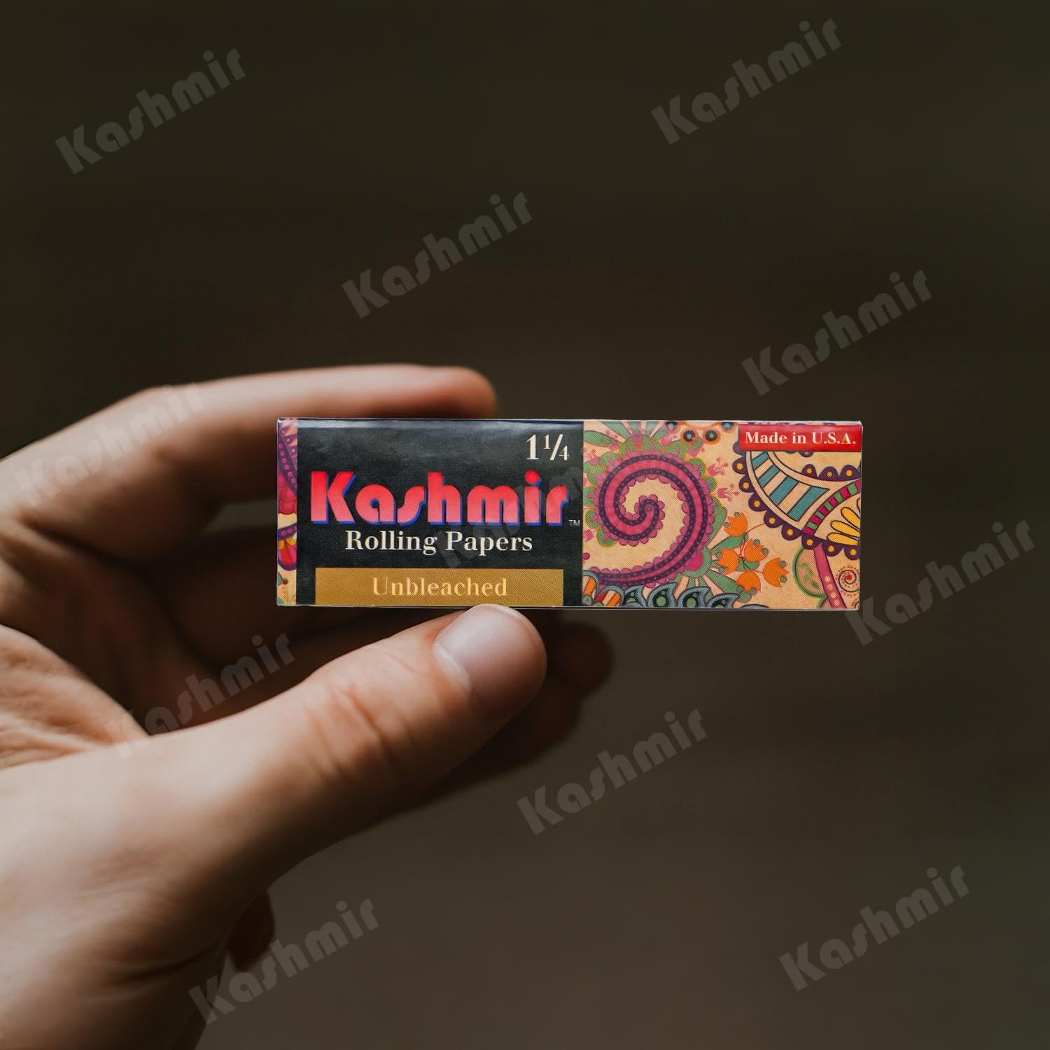 Unbleached Rolling Papers 1-1/4 Size 32 Leaves Pack (50 Pack Box)