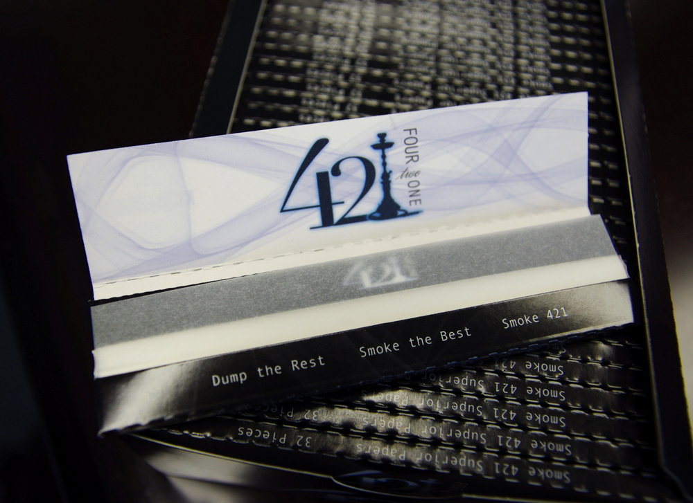 421 Cigarette Smoking Rolling Paper King Size 1280 Papers / 40 Packets