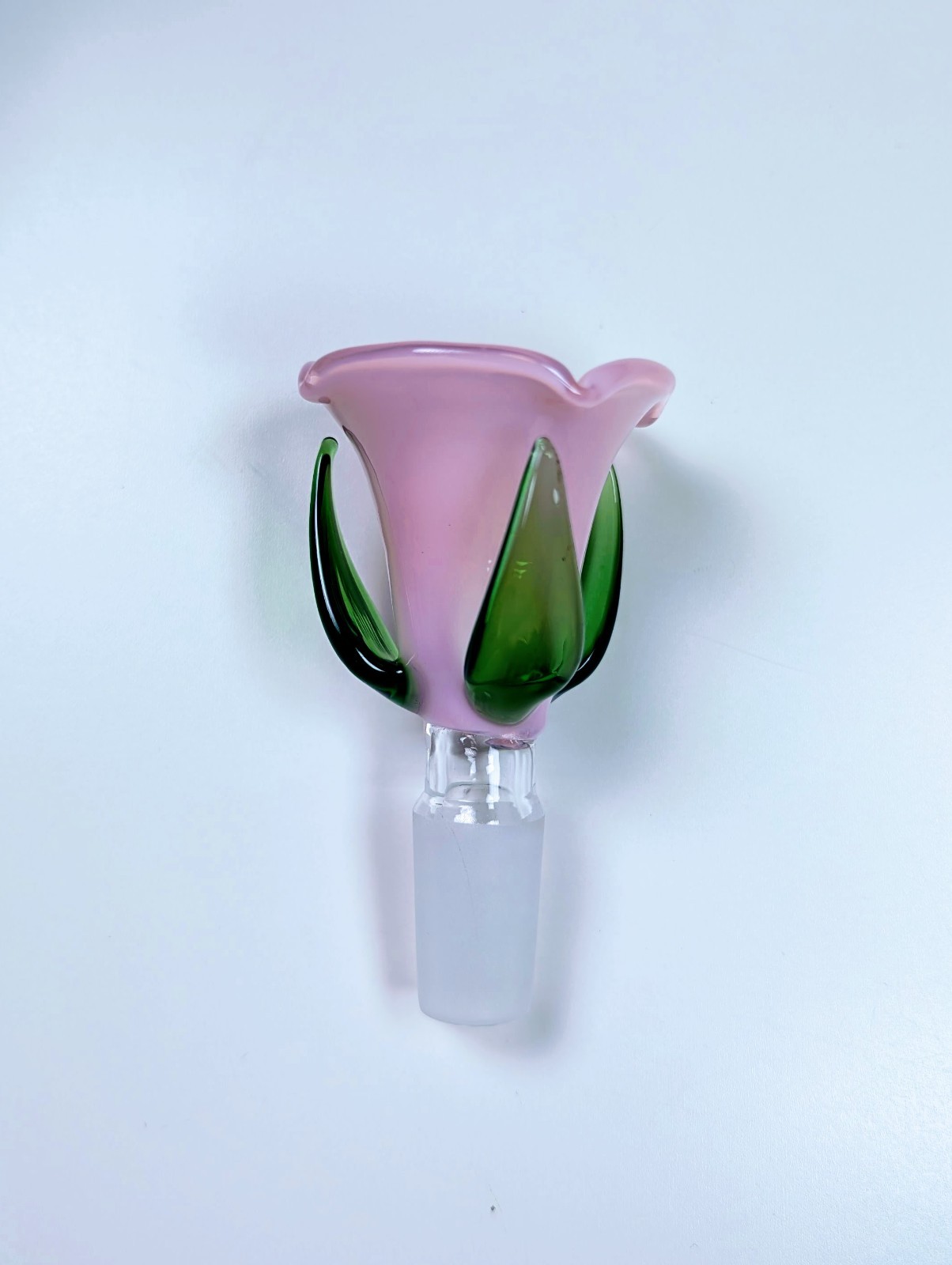 3.5″ Cute Pink Rose Bowl Premium Quality 14mm Bowl Slide Bong Water Pipe