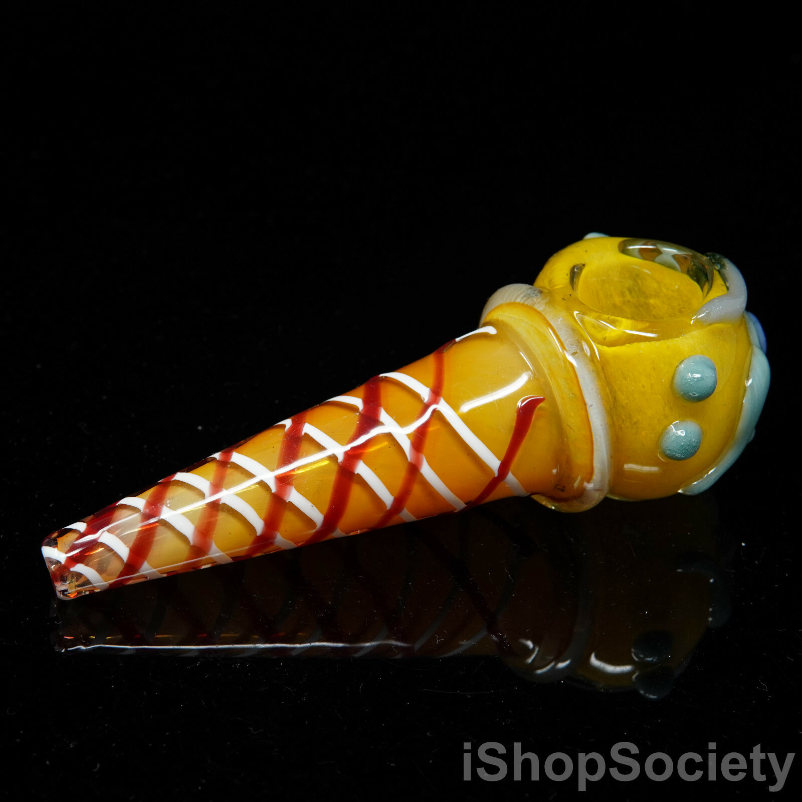 6″ Ice Cream Cone Exotic Tobacco Smoking Pipe Thick Collectible Pipes – P061D